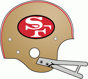 San Francisco 49ers 1964-1988 Helmet Logo fabric transfer